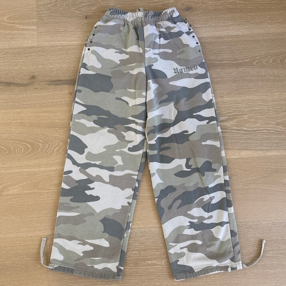 Named Collective Army Camo Sweatpants Size XS in Green Beige Brown